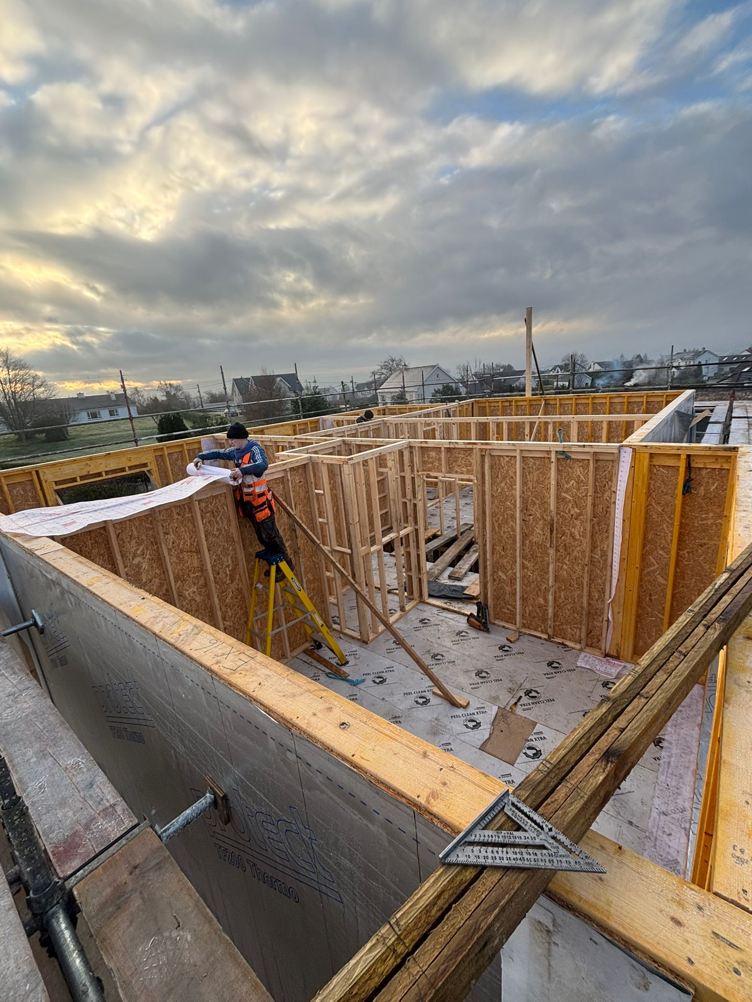 HBC Timberframe team at work